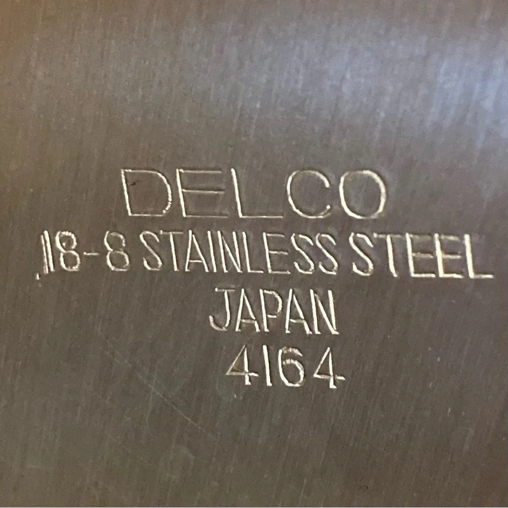 Vintage Delco Stainless Steel Coffee & Tea Pot or Pitcher Made in Japan MCM